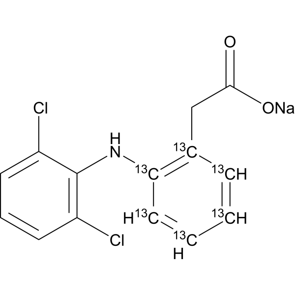 Diclofenac-<em>13</em><em>C</em>6 sodium