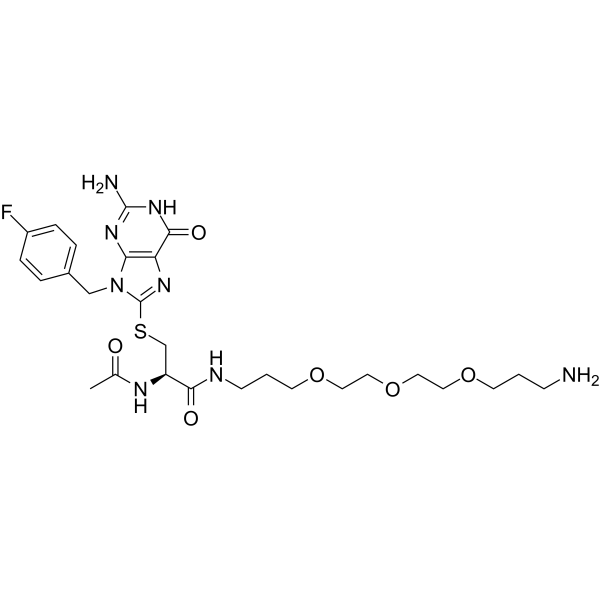 FBnG-(Cys-acetamide)-CH2-<em>PEG</em>3-CH2-CH2-CH2-NH2