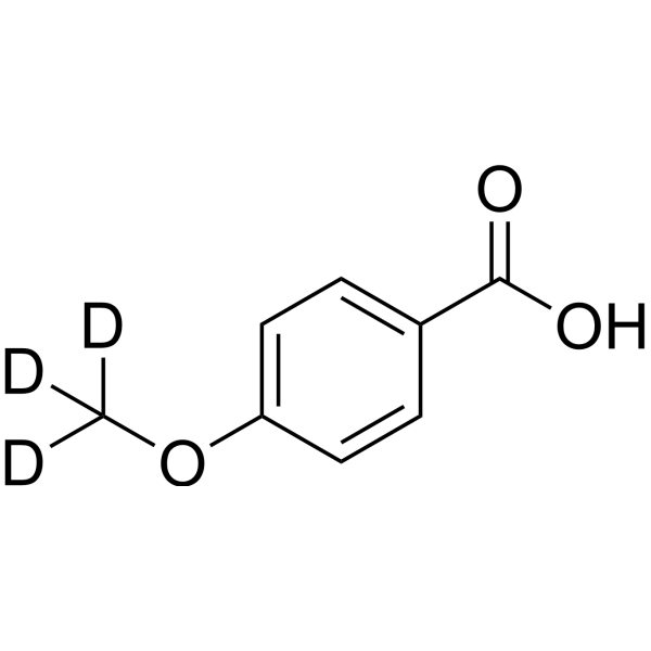 4-Methoxy-benzoic acid-d<sub>3</sub> Chemical Structure
