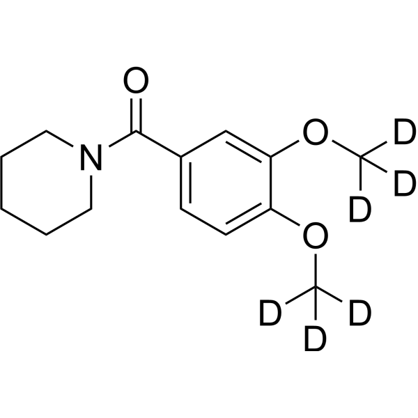 1-?(3,4-?Dimethoxy-d<sub>6</sub>-benzoyl)?piperidine Chemical Structure