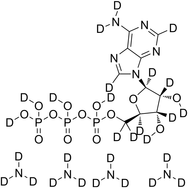 Adenosine 5'-Triphosphaye (ATP)-d16, ammonium salt-d12(1:4)