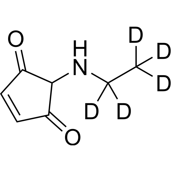 2-(ethylamino)cyclohexa-2,5-diene-1,4-dione-d<sub>5</sub> Chemical Structure