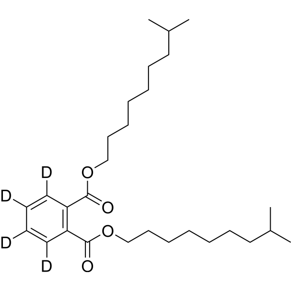 Bis(8-methyl-1-nonyl) Phthalate-3,4,5,6-d<sub>4</sub> Chemical Structure