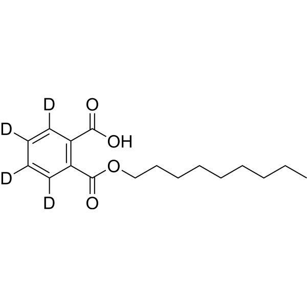 Mono-n-Nonyl Phthalate-3,4,5,6-d<sub>4</sub> Chemical Structure
