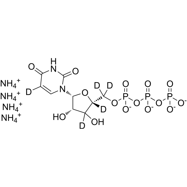 Uridine 5'-triphosphate (<em>UTP</em>)-d5 tetraammonium