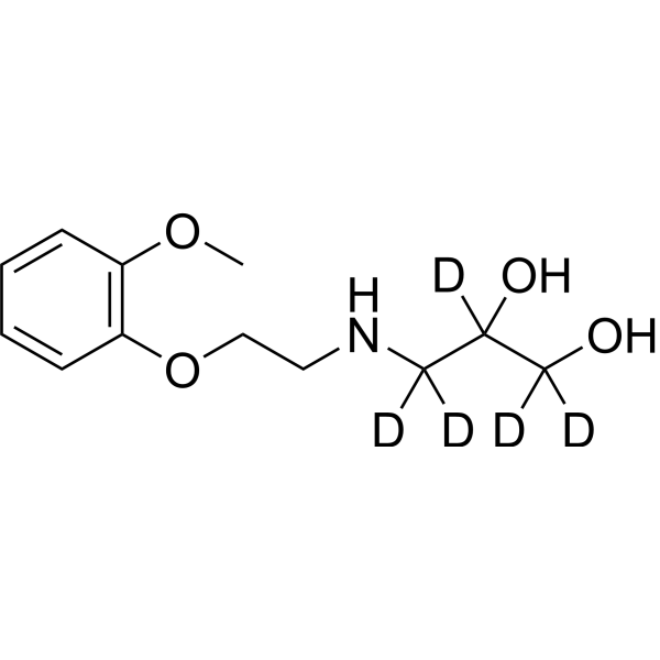 M8 metabolite of Carvedilol-d<sub>5</sub> Chemical Structure