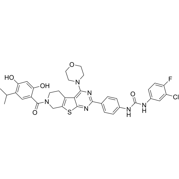 HSP90/mTOR-IN-1 Chemical Structure