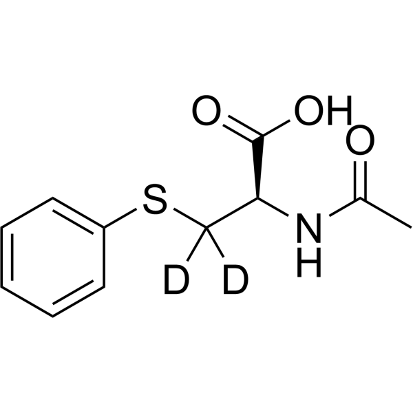 N-Acetyl-S-phenyl-DL-cysteine-3,3-d<sub>2</sub> Chemical Structure