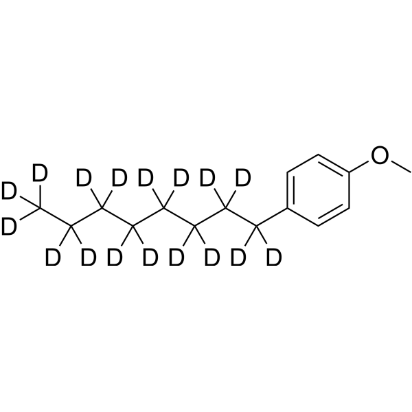 4-n-Octyl-anisole-d<sub>17</sub> Chemical Structure