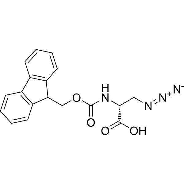 FMOC-3-azido-D-alanine Chemical Structure