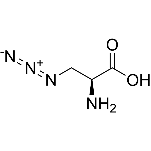 3-Azido-L-alanine Chemical Structure
