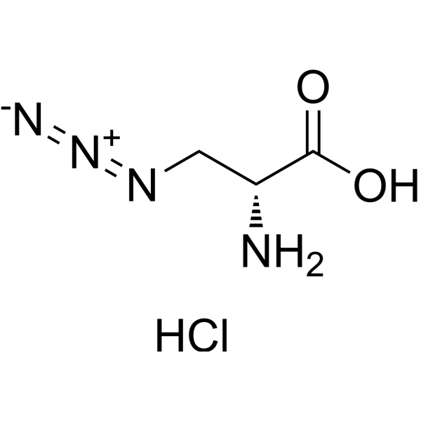 3-Azido-D-alanine hydrochloride Chemical Structure