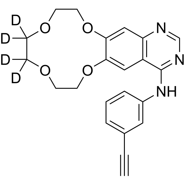 Icotinib-d<sub>4</sub> Chemical Structure