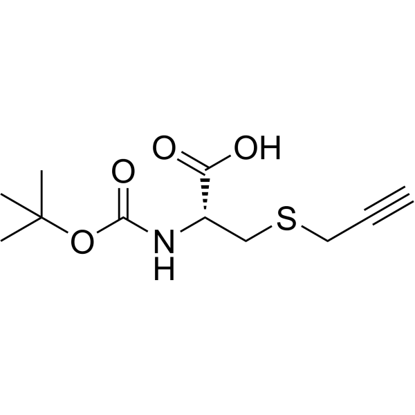 Boc-L-Cys(Propargyl)-OH Chemical Structure