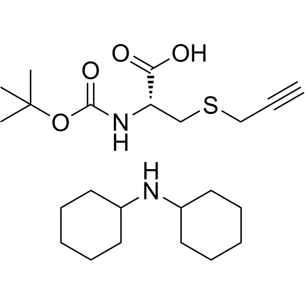 Boc-L-Cys(Propargyl)-OH (DCHA) Chemical Structure