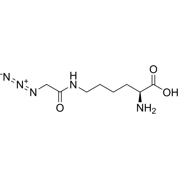H-L-Lys(N3-Gly)-OH Chemical Structure