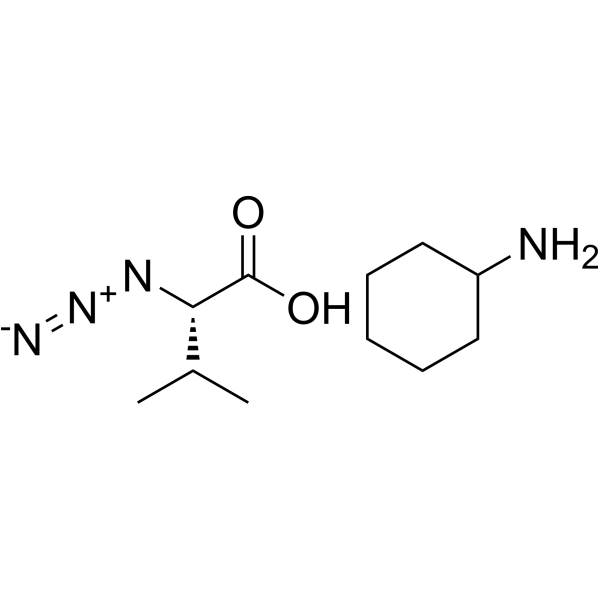 N3-L-Val-OH (CHA) Chemical Structure