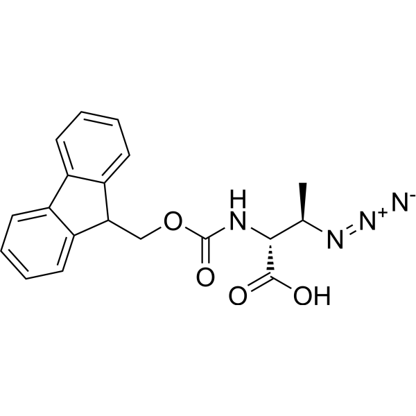 Fmoc-Abu(3-N3) (2R,3R) Chemical Structure