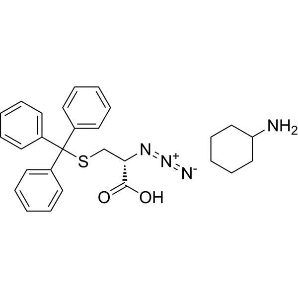 N3-L-Cys(Trt)-OH (CHA) Chemical Structure