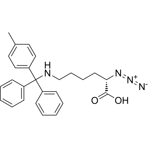 N3-L-Lys(Mtt)-OH Chemical Structure
