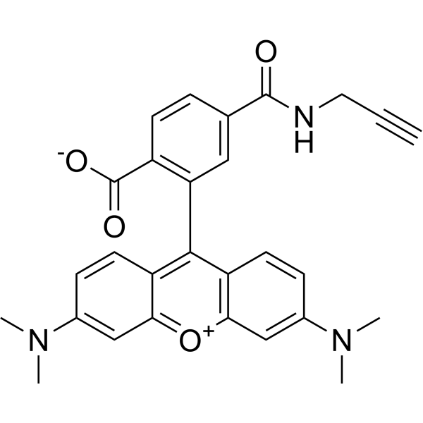 TAMRA alkyne, 6-isomer Chemical Structure