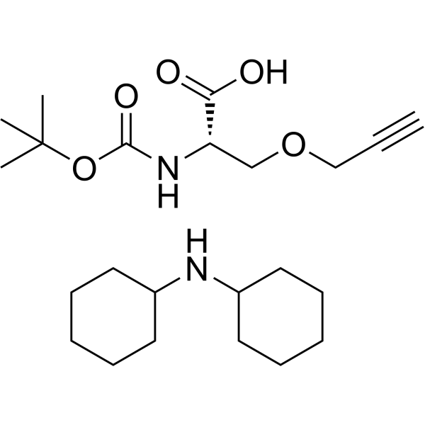 Boc-Ser(O-propargyl)-OH (DCHA) Chemical Structure