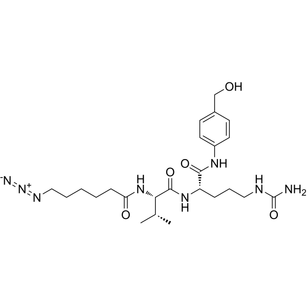 6-Azidohexanoyl-Val-Cit-PAB-PNP Chemical Structure