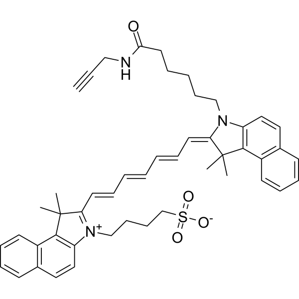 ICG-alkyne Chemical Structure