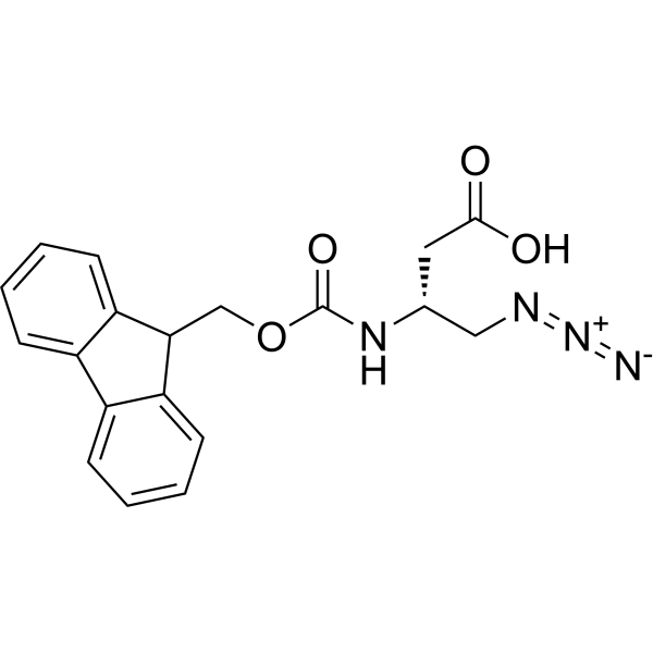 Fmoc-D-Dbu(N3)-OH Chemical Structure