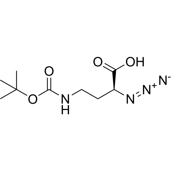 N3-L-Dab(Boc)-OH Chemical Structure