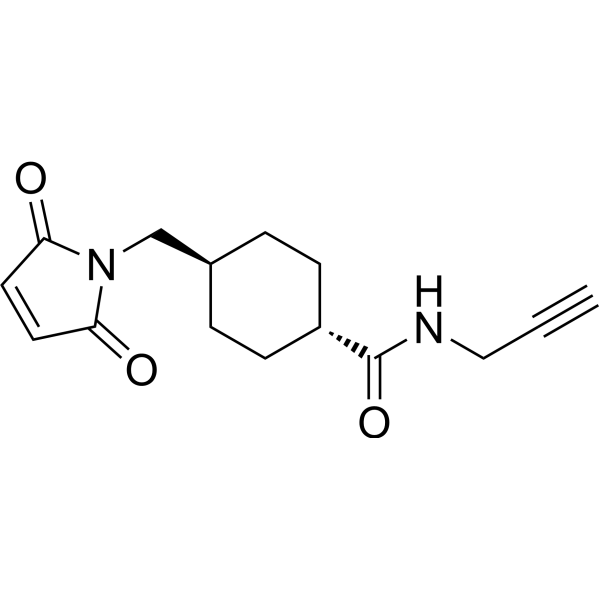 Mal-AMCHC-N-Propargylamide Chemical Structure