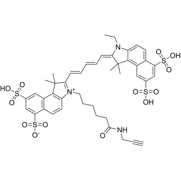 Trisulfo-<em>Cy5</em>.<em>5</em>-Alkyne