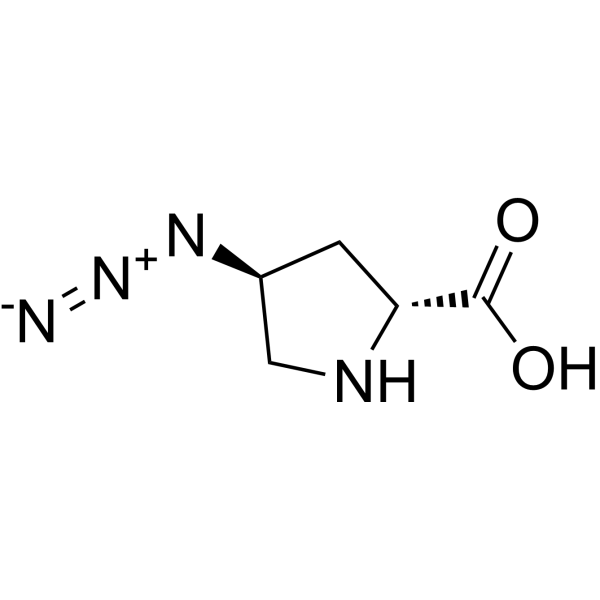 (2R,4S)-H-D-Pro(4-N3)-OH Chemical Structure