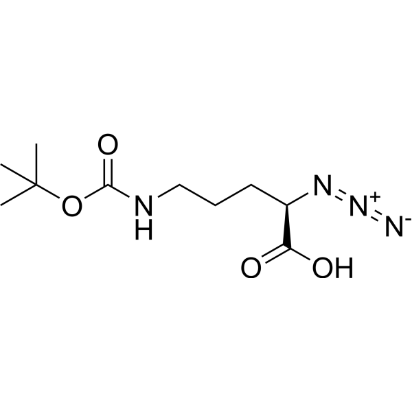 N3-D-Orn(Boc)-OH Chemical Structure