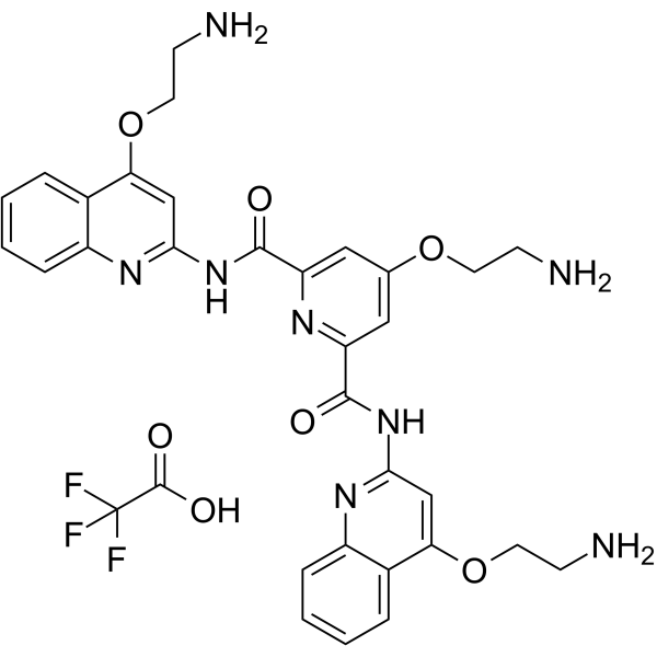 Pyridostatin TFA Chemical Structure