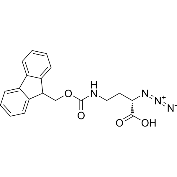 N3-L-Dab(Fmoc)-OH Chemical Structure
