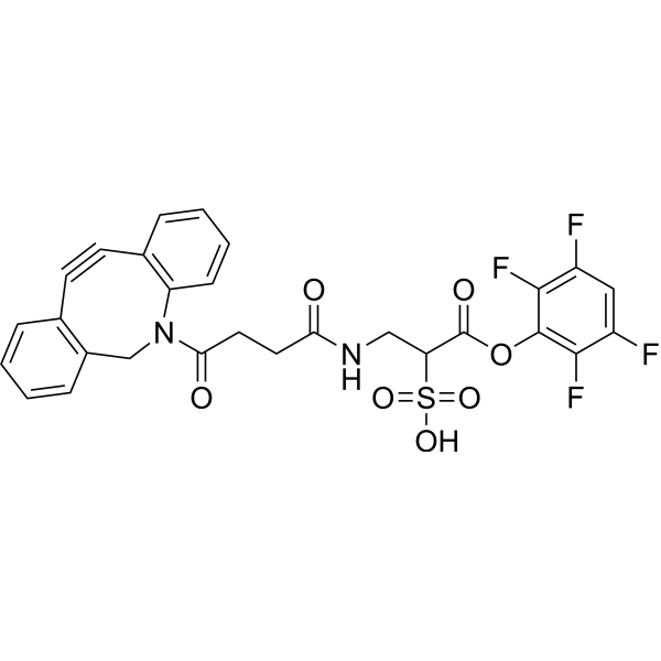Sulfo DBCO-TFP Ester Chemical Structure