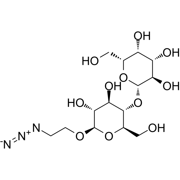 2-Azidoethyl β-D-lactoside Chemical Structure