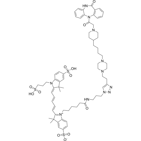 DIBA-Cy5 Chemical Structure
