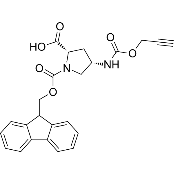(2S,4S)-Fmoc-L-Pro(4-NHPoc)-OH Chemical Structure