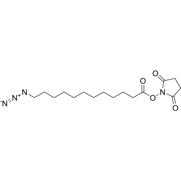 12-Azido-dodecanoyl-OSu Chemical Structure