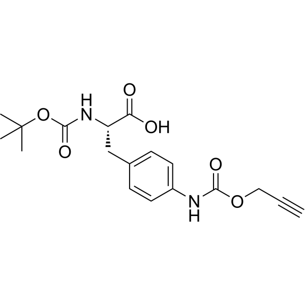 Boc-L-Phe(4-NH-Poc)-OH Chemical Structure