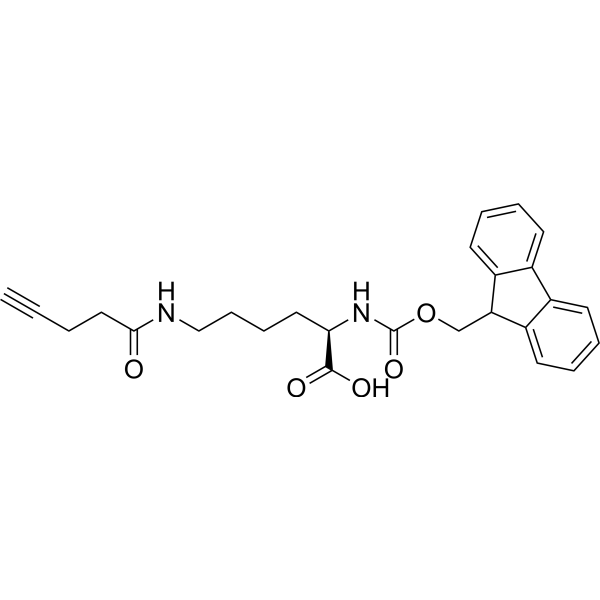 Fmoc-D-Lys(pentynoyl)-OH Chemical Structure