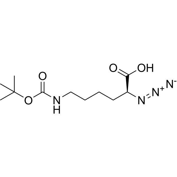 N3-L-Lys(Boc)-OH Chemical Structure