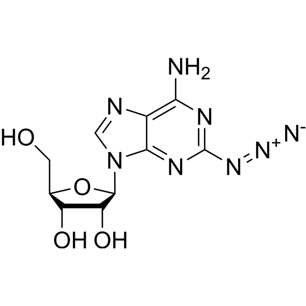2-Azido-adenosine Chemical Structure
