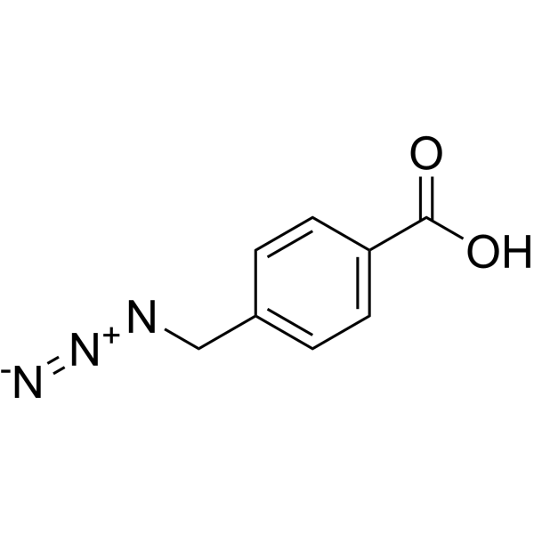 4-(Azidomethyl)benzoic acid Chemical Structure