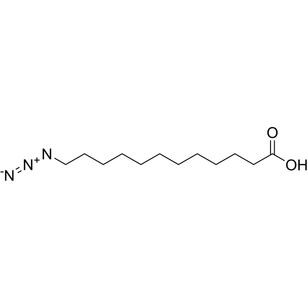 Azido Myristic Acid Chemical Structure