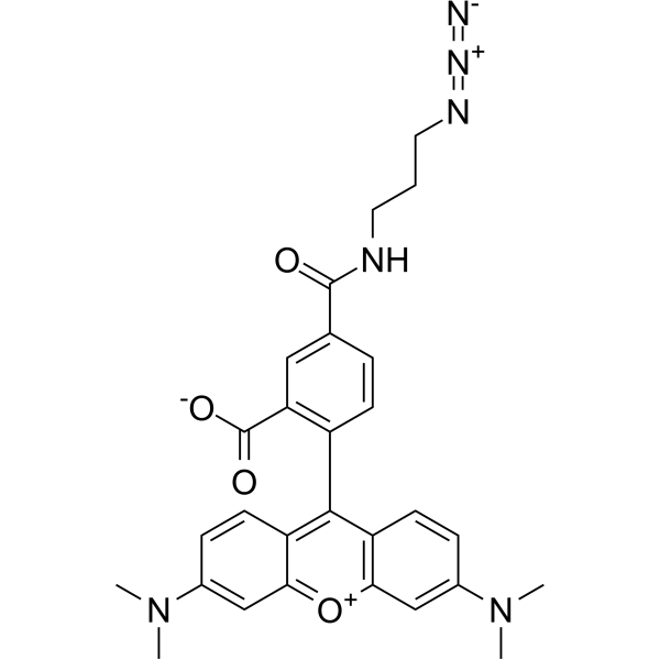 TAMRA azide, 5-isomer Chemical Structure
