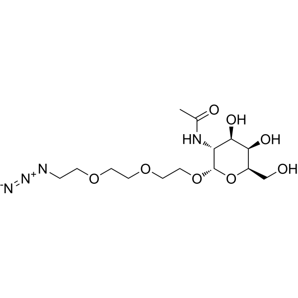 alpha-GalNAc-TEG-N3 Chemical Structure