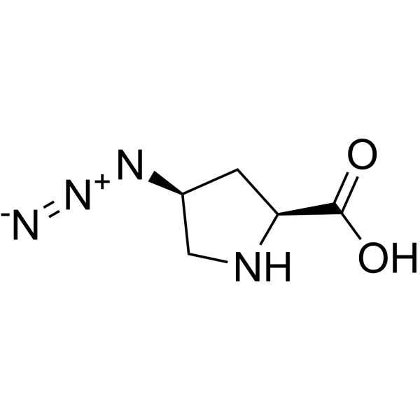 (2S,4S)-H-L-Pro(4-N3)-OH Chemical Structure